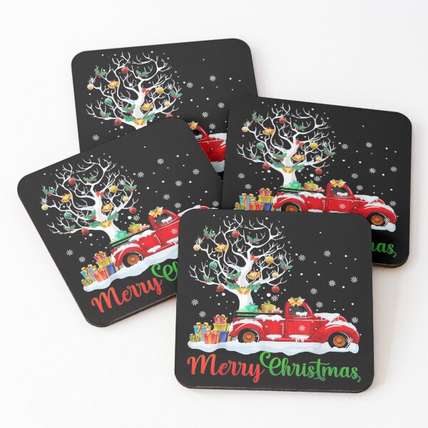 Item preview, Merry Christmas Red Truck Christmas Tree Lights designed and sold by lishakaren.