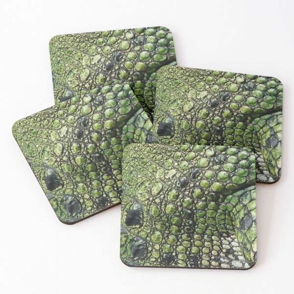 Item preview, Reptile Alligator Crocodile Skin Pattern Bed Sheet Design designed and sold by PodiShawna.