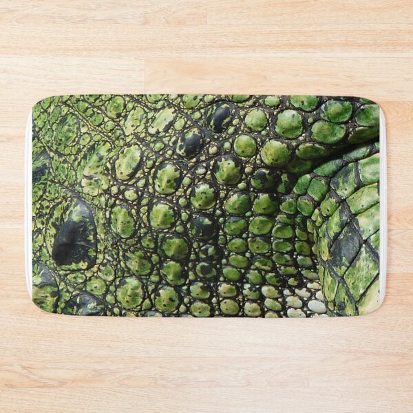 Item preview, Reptile Alligator Crocodile Skin Pattern Bed Sheet Design designed and sold by PodiShawna.