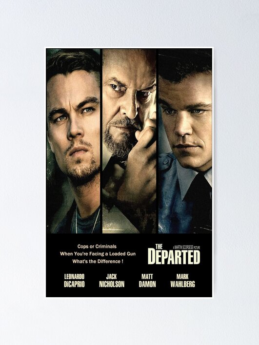 The Departed 4x6’ Bus Shelter buy Movie Poster - RARE Original - Scorsese/DiCaprio