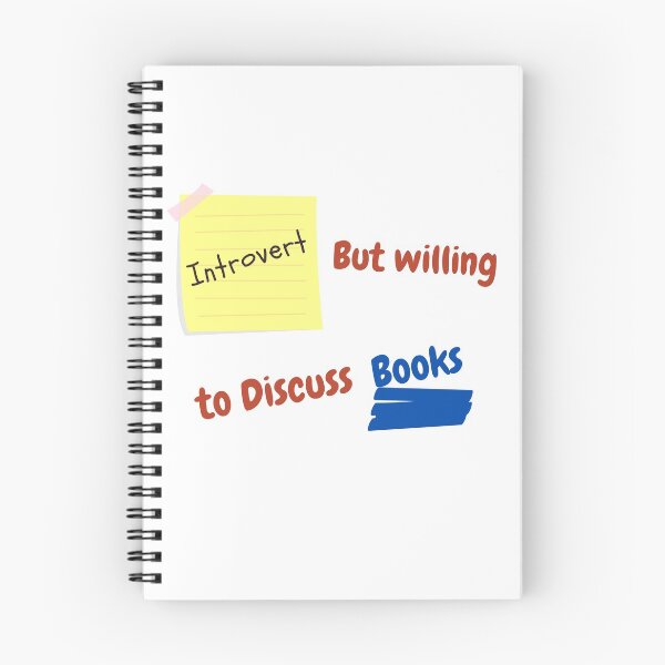 Item preview, Introvert But Willing To Discuss Books designed and sold by Devashy.