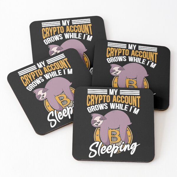 Item preview, My crypto account grows while i´m sleeping. designed and sold by fatshirt.