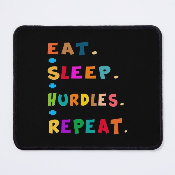 Item preview, Eat sleep hurdles repeat 83 Gift Halloween Day, Thanksgiving, Christmas Day designed and sold by EthaConnelly.