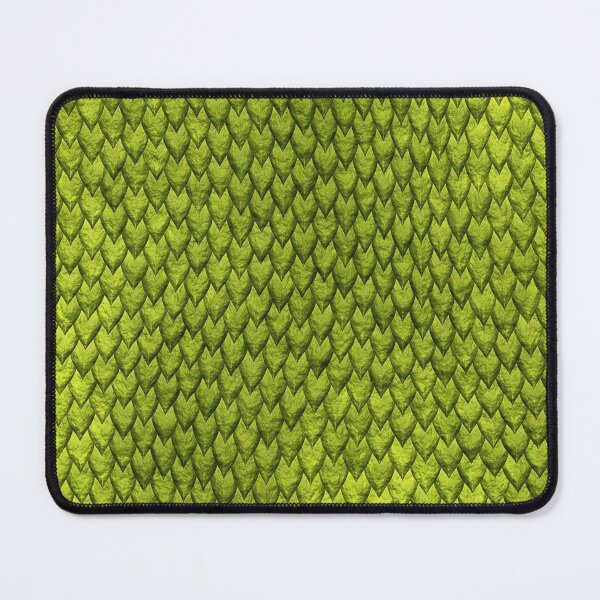Item preview, Green Crocodile or Snake Skin Pattern Bed Sheet Design designed and sold by PodiShawna.