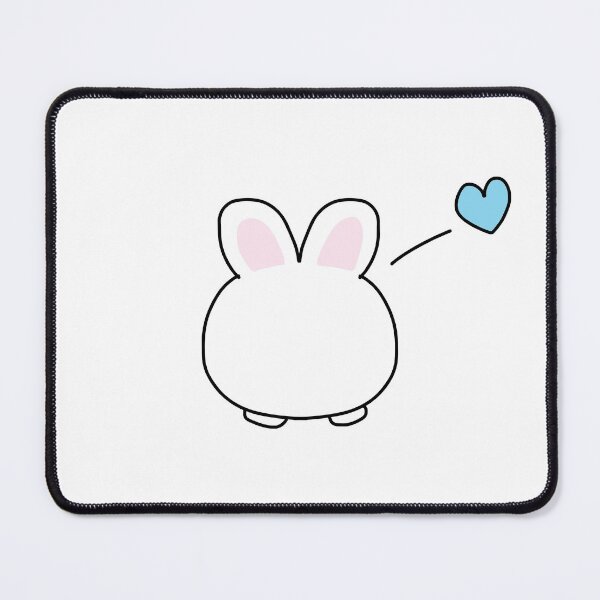 Item preview, Simple Bunny Rabbit (With Blue Heart) designed and sold by STUDIO-72.