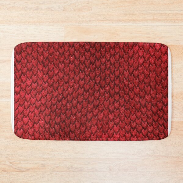 Item preview, Red Crocodile or Snake Skin Pattern Bed Sheet Design designed and sold by PodiShawna.