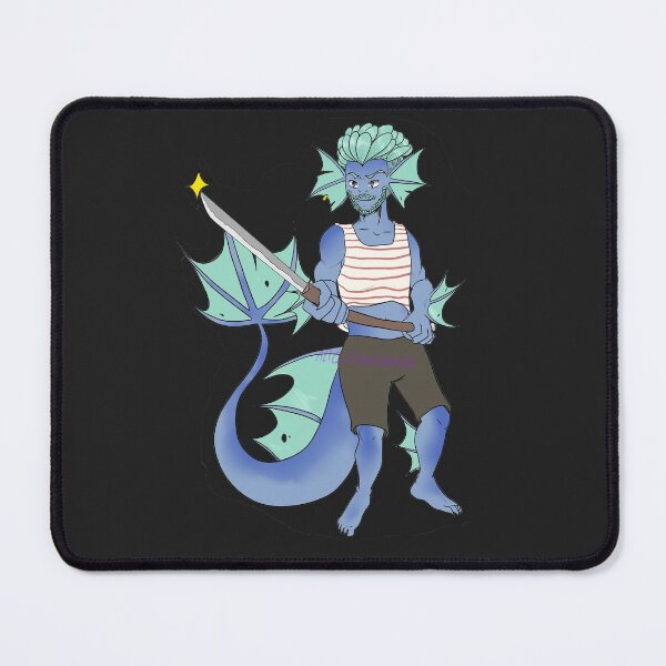 Item preview, sea monster fisherman designed and sold by AlicesDrawin.