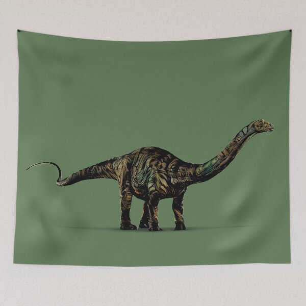 Item preview, Diplodocus sauropod dinosaur - Army Green designed and sold by PrintPit.