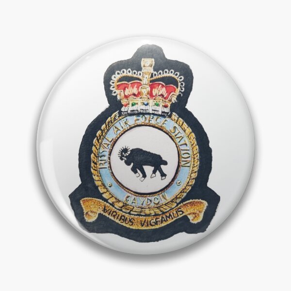 Artikelvorschau, Royal Airforce Station Gaydon Abzeichen entworfen und verkauft von LornaBowdenART.