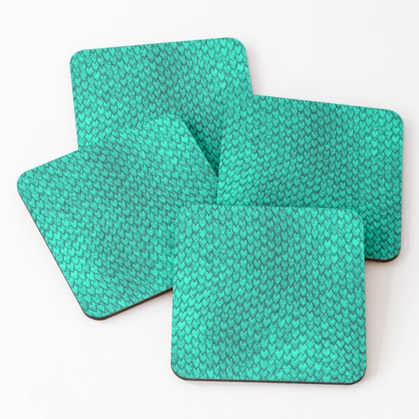Item preview, Blue Crocodile or Snake Skin Pattern Bed Sheet Design designed and sold by PodiShawna.
