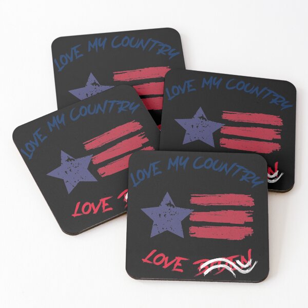 Item preview, Love my country hate Biden designed and sold by FabulousBites.