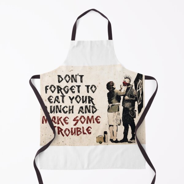 Item preview, Banksy Anarchist Mom Don't Forget Your Scarf designed and sold by SharpWallArts.