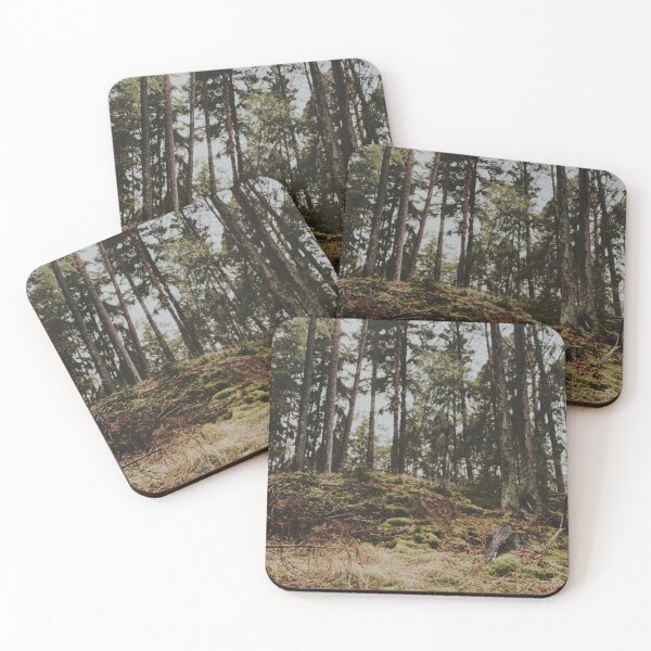 Item preview, Moody walks in the woods | Nordic Art Print  designed and sold by Emilia Oxelheim.