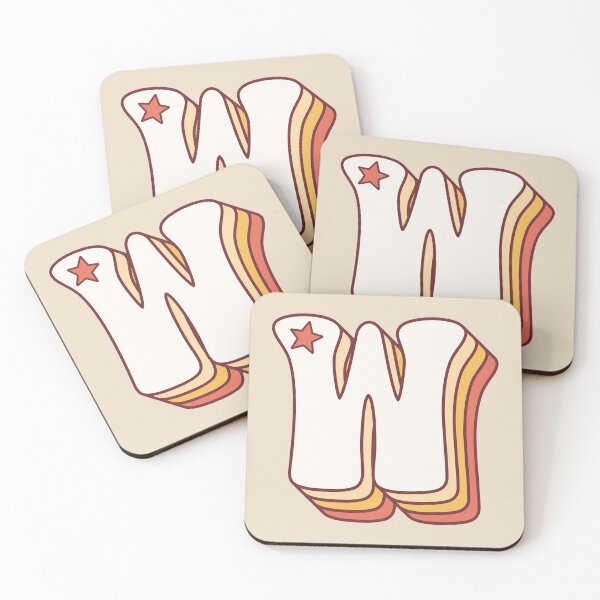 Item preview, Letter W Retro designed and sold by OkihanaShop.