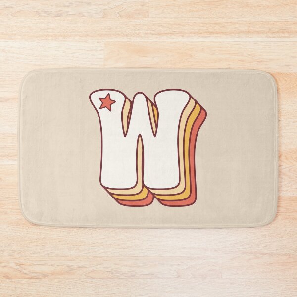Item preview, Letter W Retro designed and sold by OkihanaShop.