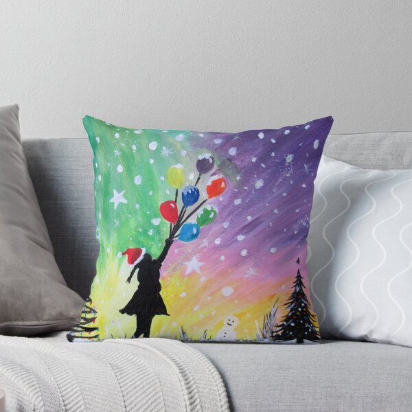 Item preview, Banksy Balloon Girl Christmas Style  designed and sold by SharpWallArts.