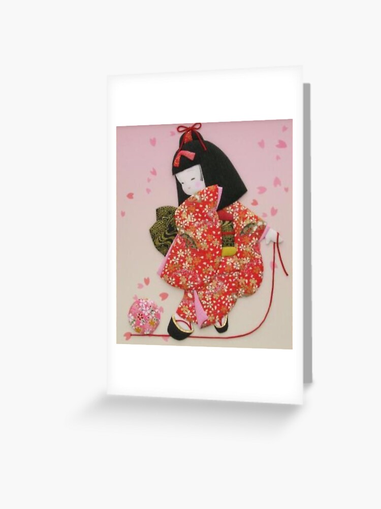 Beautiful Japanese origami paper Greeting Card for Sale by