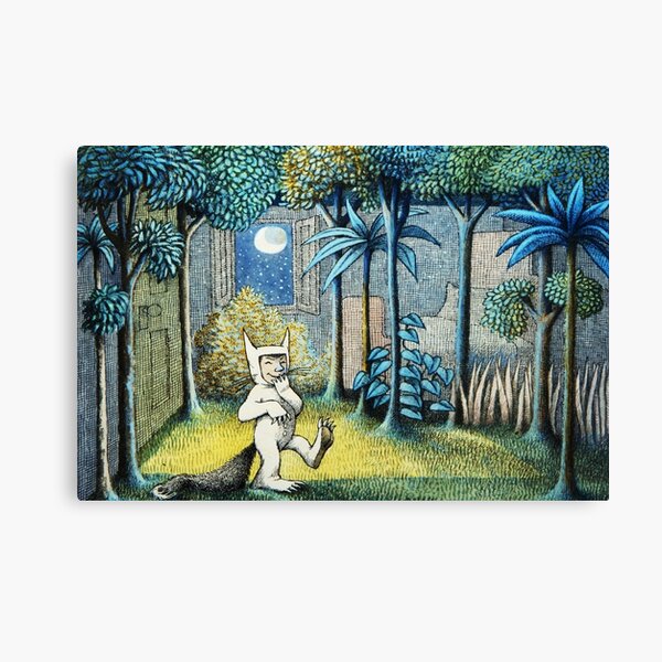 Where the Wild Things Are - Max in the jungle Canvas Print