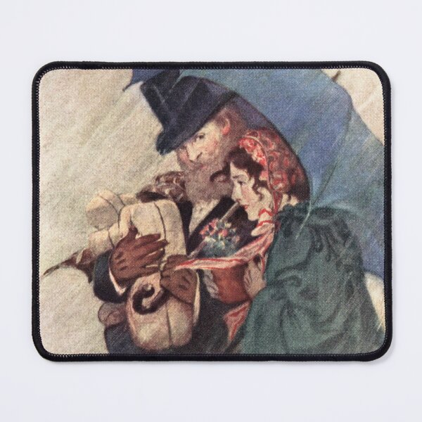 Item preview, Jessie Willcox Smith - Jo and Professor Bhaer designed and sold by vintage-art.