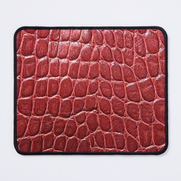Item preview, Red Crocodile or Alligator Skin Pattern Bed Sheet Design designed and sold by PodiShawna.