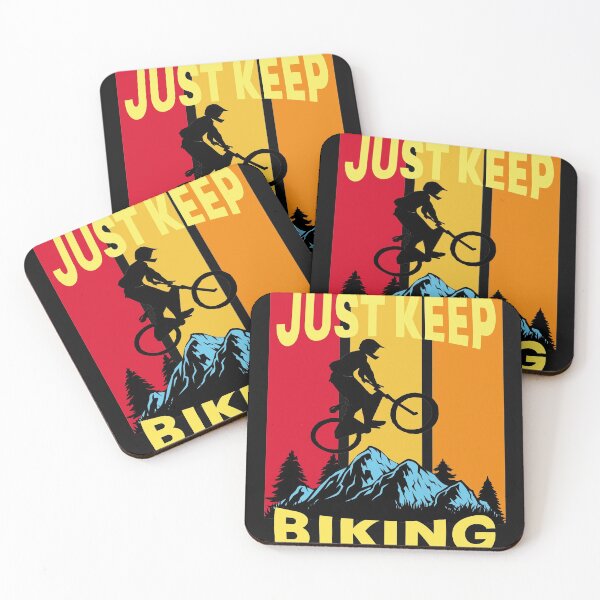 Item preview, just keep mountain biking  designed and sold by designer-02.