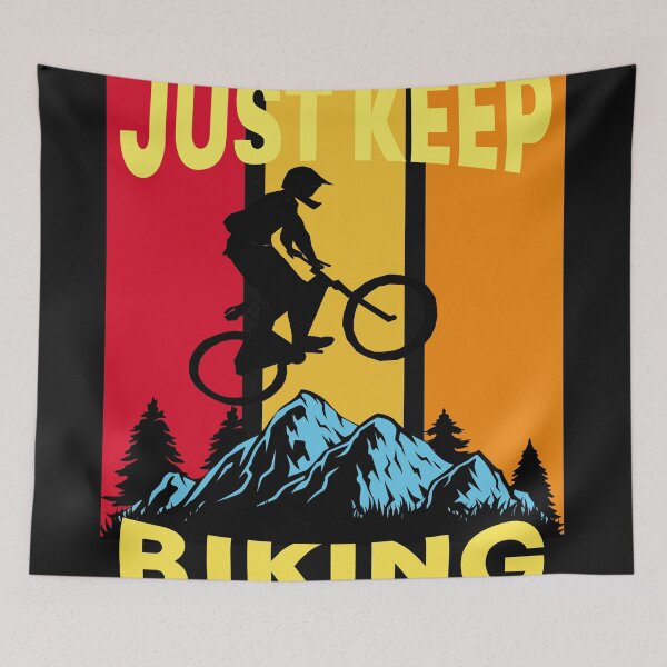 Item preview, just keep mountain biking  designed and sold by designer-02.