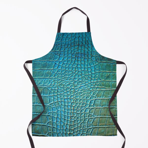 Item preview, Blue Crocodile or Alligator Skin Pattern Bed Sheet Design designed and sold by PodiShawna.