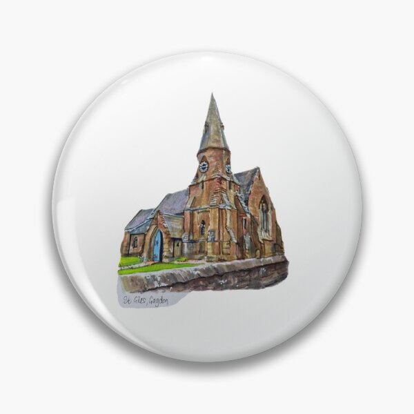 Item preview, St Giles' Church designed and sold by LornaBowdenART.