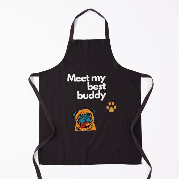 Item preview, Meet my Buddy - Best friend Pug designed and sold by Doggymadness.