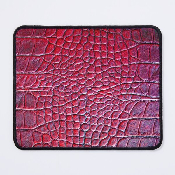 Item preview, Red Maroon Crocodile or Alligator Skin Pattern Bed Sheet Design designed and sold by PodiShawna.