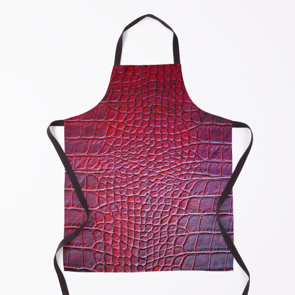 Item preview, Red Maroon Crocodile or Alligator Skin Pattern Bed Sheet Design designed and sold by PodiShawna.