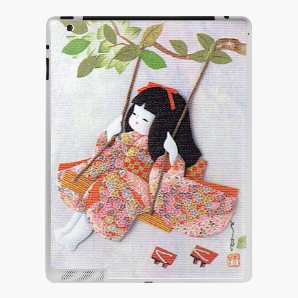 Art  Vintage Handmade Cross Stitch Japanese Geisha Girl W Fans