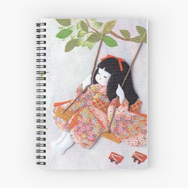 Item preview, Beautiful Japanese doll on a swing designed and sold by JoAnnValencia.