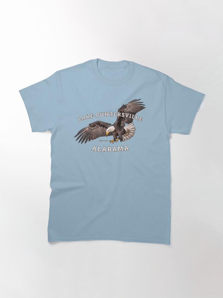Alternate view of Lake Guntersville, Alabama bald eagle art Classic T-Shirt