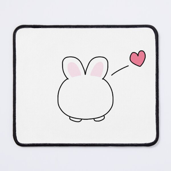 Item preview, Simple Bunny Rabbit (With Pink Heart) designed and sold by STUDIO-72.
