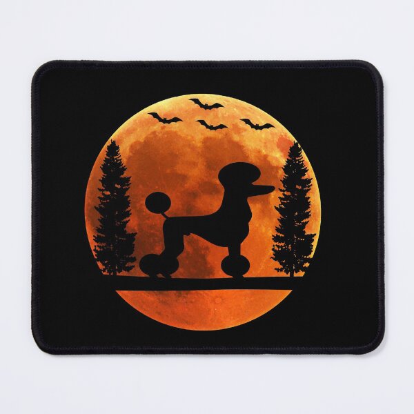 Item preview, poodle dog lovers moon poodle Halloween gift designed and sold by alaechamlal.