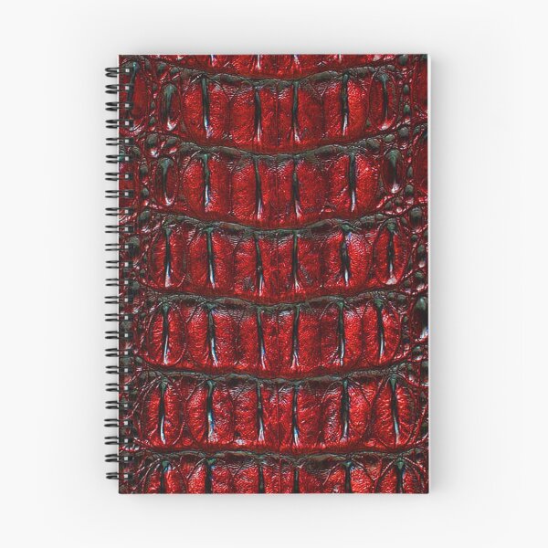 Item preview, Red Maroon Crocodile or Alligator Skin Pattern Bed Sheet Design designed and sold by PodiShawna.