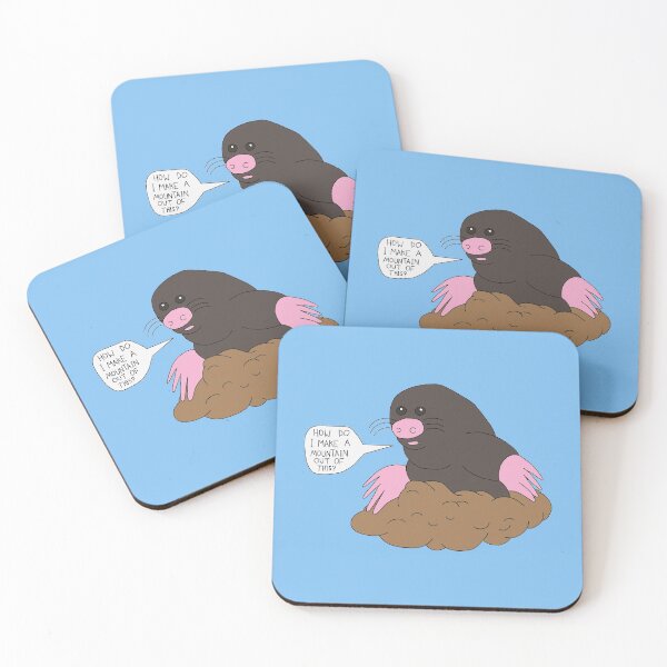 Item preview, Mole in a molehill designed and sold by AnnieHines.