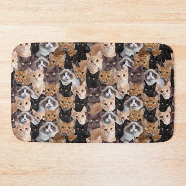 Item preview, CAT OBSESSION PATTERn designed and sold by bluAvocado.