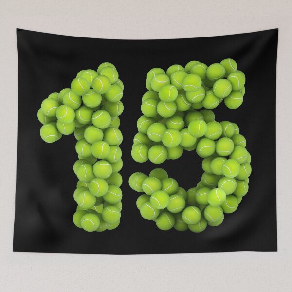 Item preview, Tennis Player Number 15 - Tennis Sports fifteen Game Set Match 15 designed and sold by elhefe.