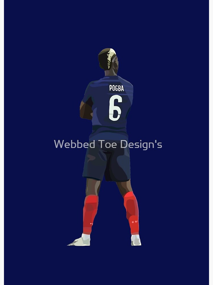 Paul Pogba Art Board Print for Sale by Webbed Toe Design's