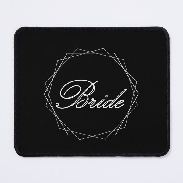 Item preview, Bride, elegant lettering in white with a frame designed and sold by -vage-.