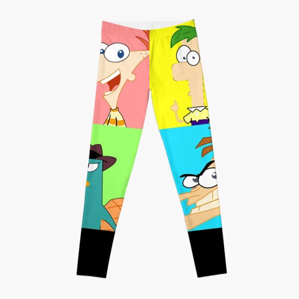 Rock Phineas Ferb Pop Graphic For Fan Leggings