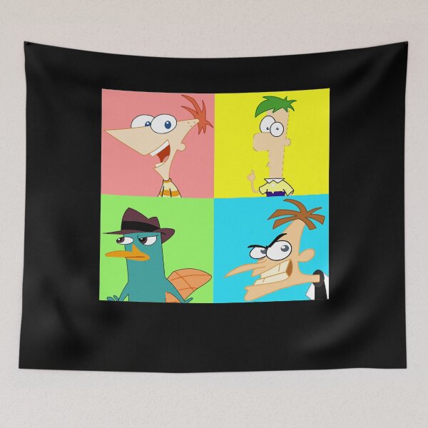 Item preview, Rock Phineas Ferb Pop Graphic For Fan designed and sold by ReidKris.