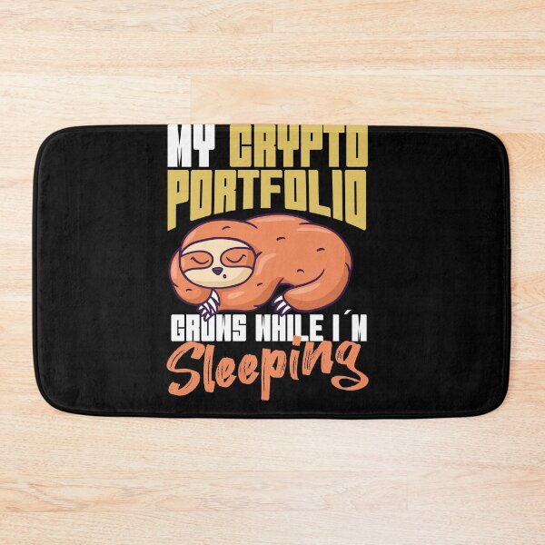 Item preview, My crypto portfolio grows while i´m sleeping. designed and sold by fatshirt.