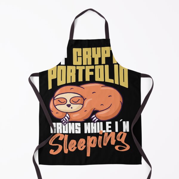 Item preview, My crypto portfolio grows while i´m sleeping. designed and sold by fatshirt.