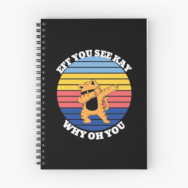 Item preview, Eff You See Kay Why Oh You Cat Retro Vintage designed and sold by Finolca.