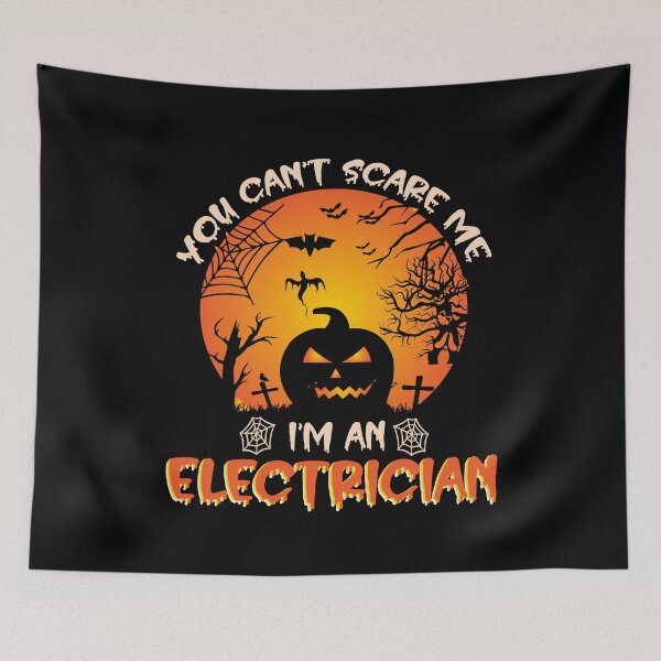 Item preview, You Can't Scare Me I'm An Electrician Funny Halloween Gift For An Electrician  designed and sold by ZOHANATION.