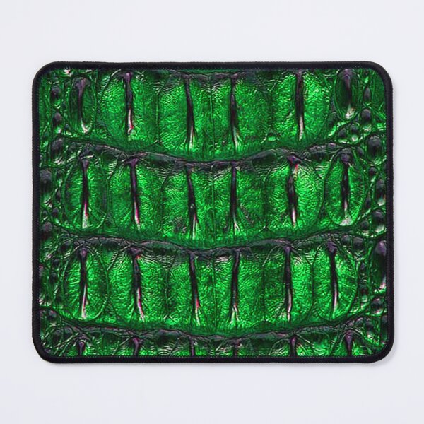 Item preview, Green Crocodile or Alligator Skin Pattern Bed Sheet Design designed and sold by PodiShawna.