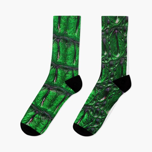 Item preview, Green Crocodile or Alligator Skin Pattern Bed Sheet Design designed and sold by PodiShawna.